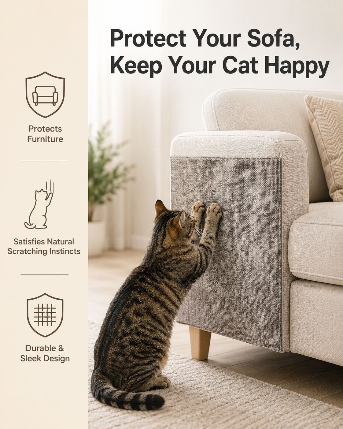 ScratchGuard Cat Furniture Protector