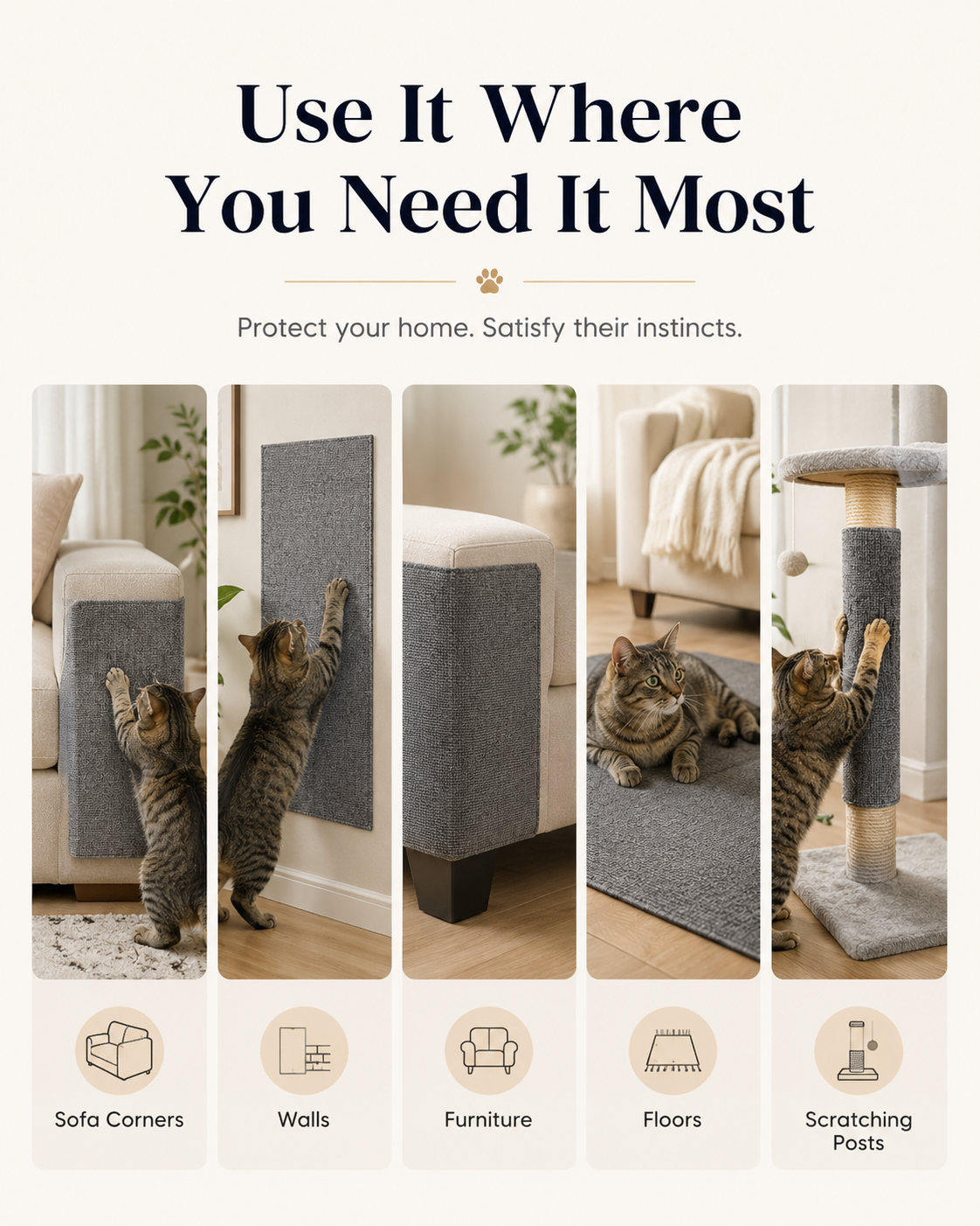 ScratchGuard Cat Furniture Protector